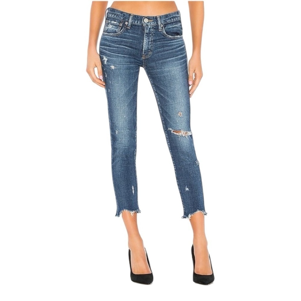 Moussy Vintage Glendale Distressed Skinny Jeans Size 26